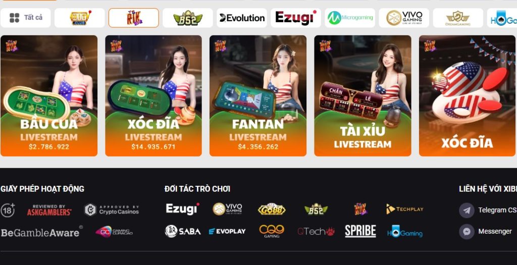 Nhà cung cấp Rikvip là cổng game hàng đầu Việt Nam